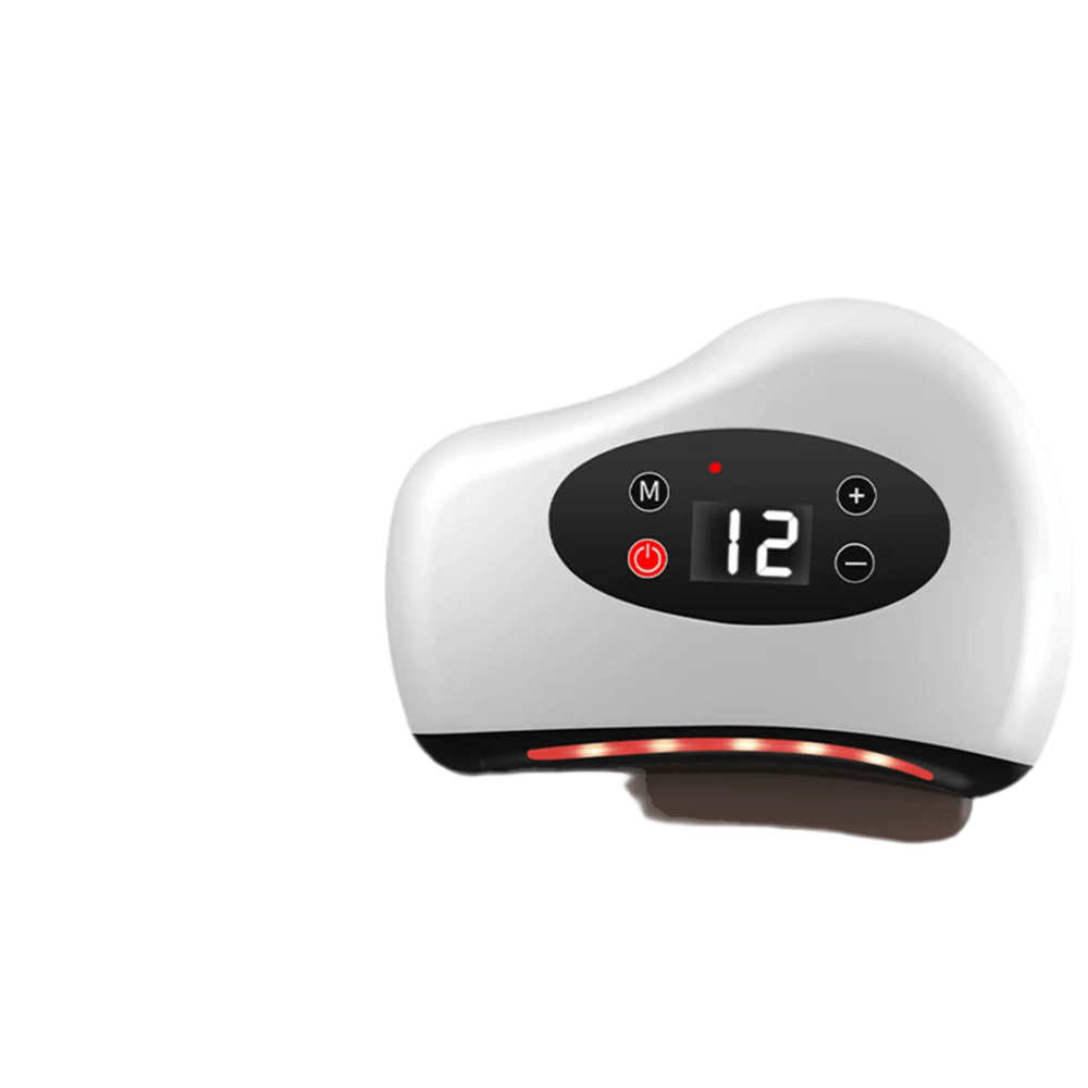 Appareil Gua Sha chauffant GlowStone pour massage et détente musculaire