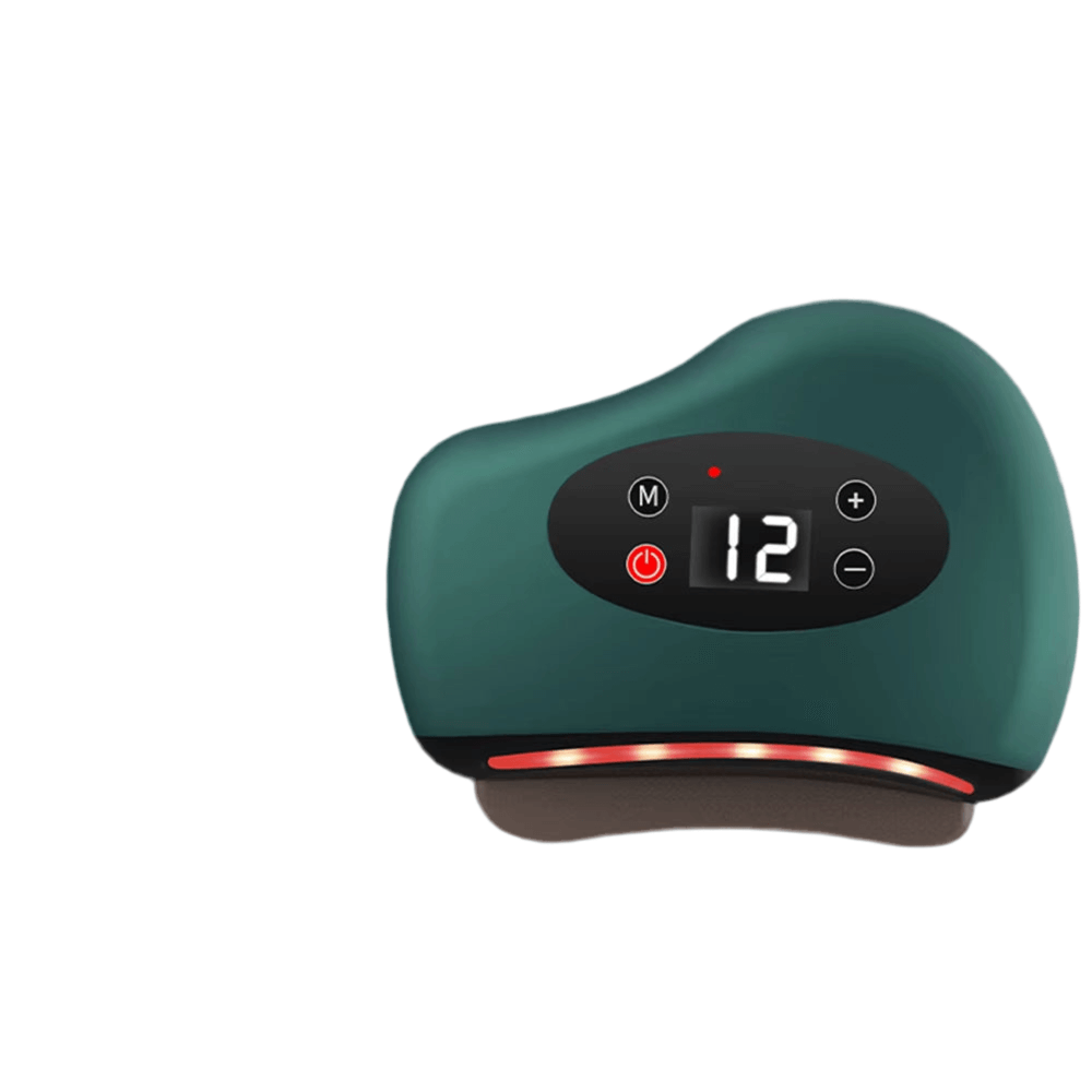 Appareil Gua Sha chauffant GlowStone pour massage et détente musculaire