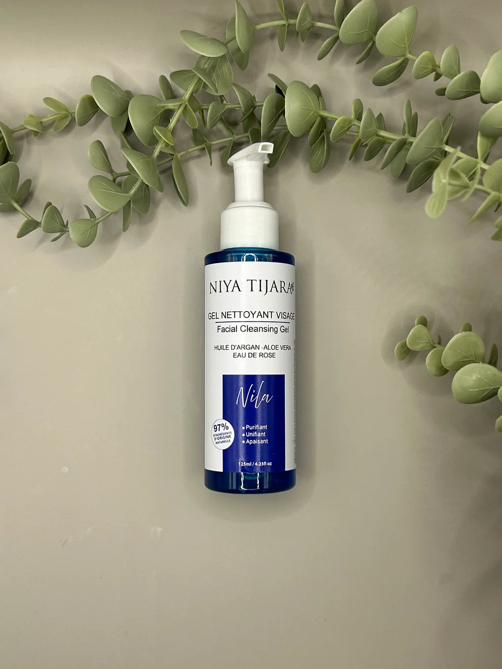 Gel Nettoyant Visage Unifiant – Nila & Argan | 125 ml