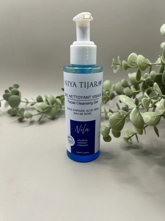 Gel Nettoyant Visage Unifiant – Nila & Argan | 125 ml
